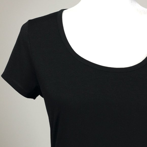 Athleta Ella Colorblock Short Sleeve Black and Grey Activewear Mini Dress - Picture 4 of 9